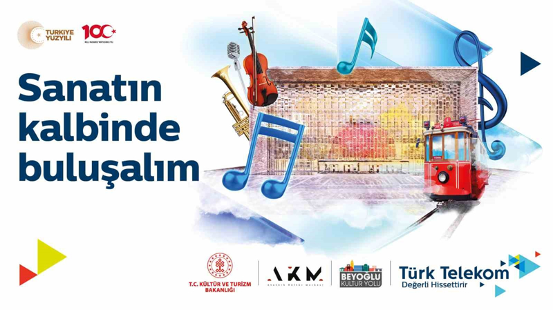 Türk Telekom, Beyoğlu Kültür Yolu Festivali kapsamında AKM'de yeni etkinlikler