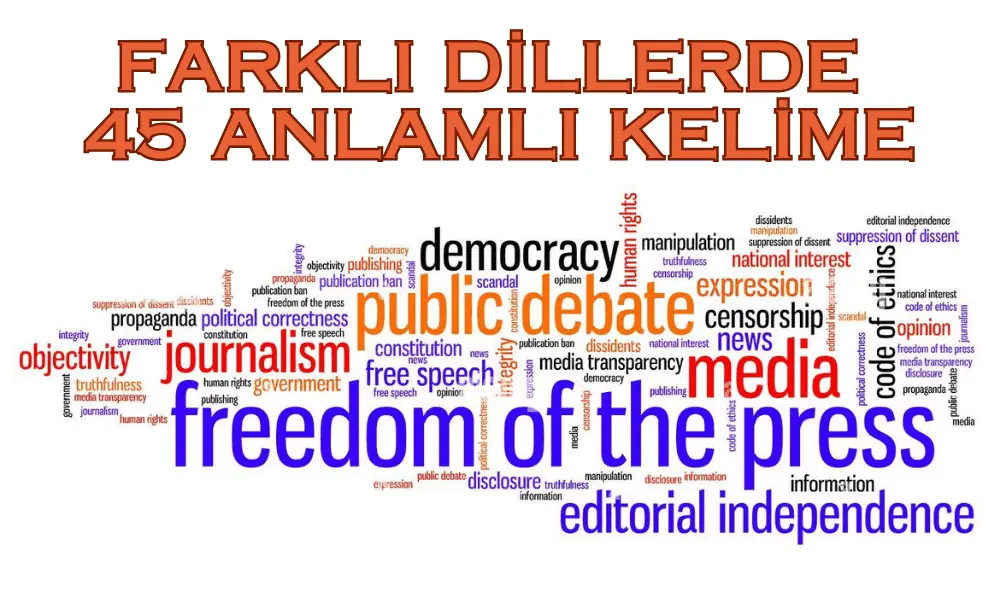 Farklı Dillerde Anlamlı Kelimeler • 45 Anlamlı Kelime kapak resmi